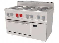 KUZİNE 6 PLATE 1000x600x850 mm. ELK.