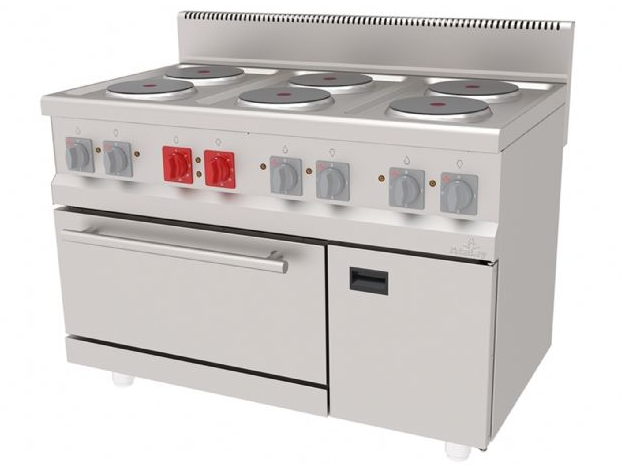 KUZİNE 6 PLATE 1200x700x850 mm. ELK.